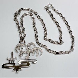 Vintage Crown Trifari Asian Willow Pagoda Necklace